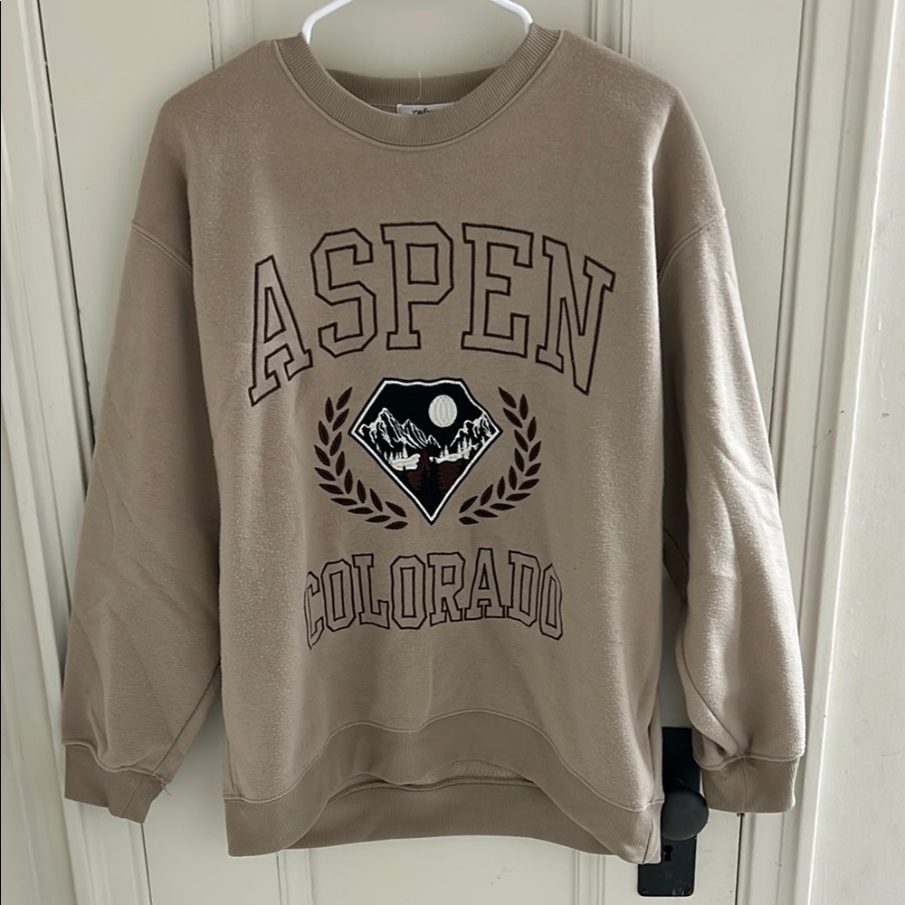 Aspen Colorado Tan Sweater